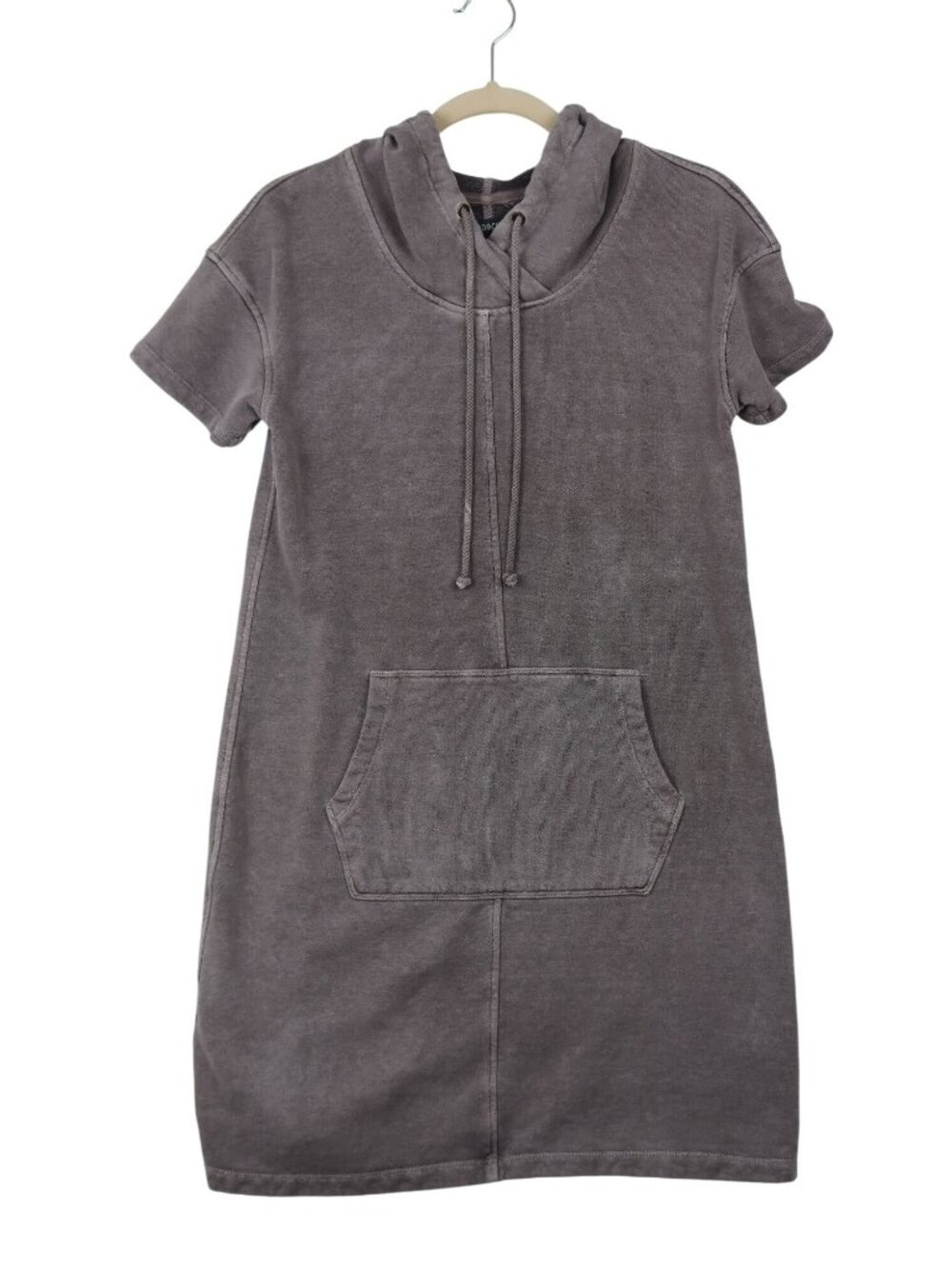 Toad & Co S Womens Hoodie Dress Hemp Cotton Blend Brown